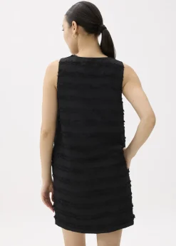 Love, Bonito Weekend Dresses|Weekend*V-neck Fray Shift Mini Dress