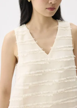 Love, Bonito Weekend Dresses|Weekend*V-neck Fray Shift Mini Dress