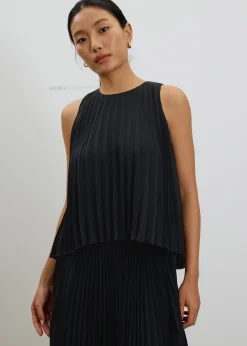 Love, Bonito Weekend|Vacation*Wei Sunray Pleated Trapeze Shell Top