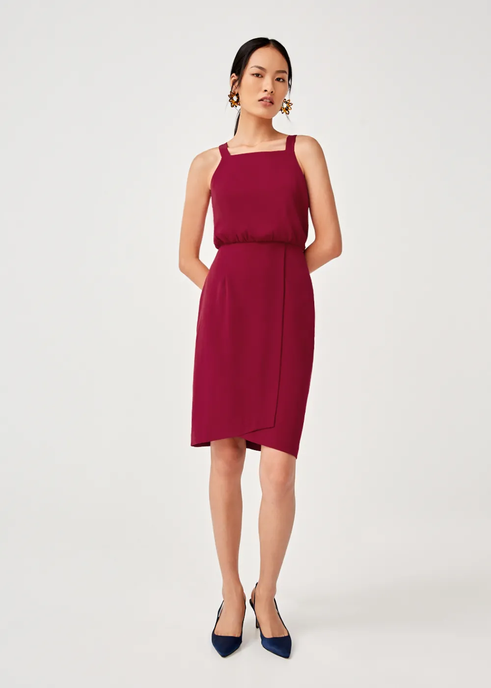 Love, Bonito Work Dresses*Winslet Crossover Pencil Dress
