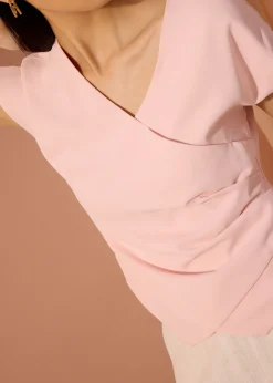 Love, Bonito Work|Tops*Yina Cross Over Top