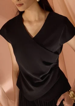 Love, Bonito Work|Tops*Yina Cross Over Top