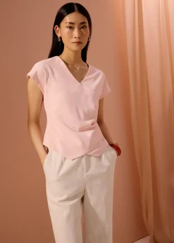 Love, Bonito Work|Tops*Yina Cross Over Top
