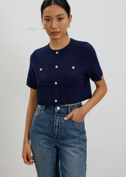 Love, Bonito Petite-Friendly|Weekend*Yoko Boxy Textured Knit Top