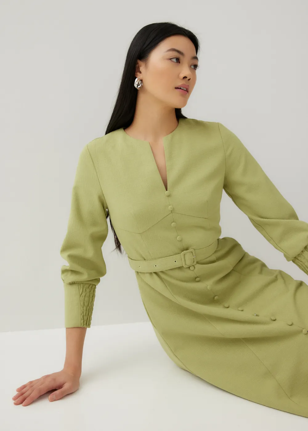 Love, Bonito Work Dresses*Yolly Panel Flare Dress