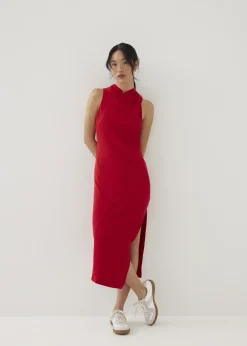 Love, Bonito Party Dresses|Party & Occasions*Yuri Asymmetric Drape Midaxi Dress