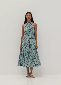 Love, Bonito Weekend Dresses*Zariah Contrast Halter Tier Maxi Dress