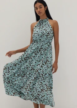 Love, Bonito Weekend Dresses*Zariah Contrast Halter Tier Maxi Dress