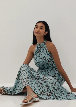 Love, Bonito Weekend Dresses*Zariah Contrast Halter Tier Maxi Dress