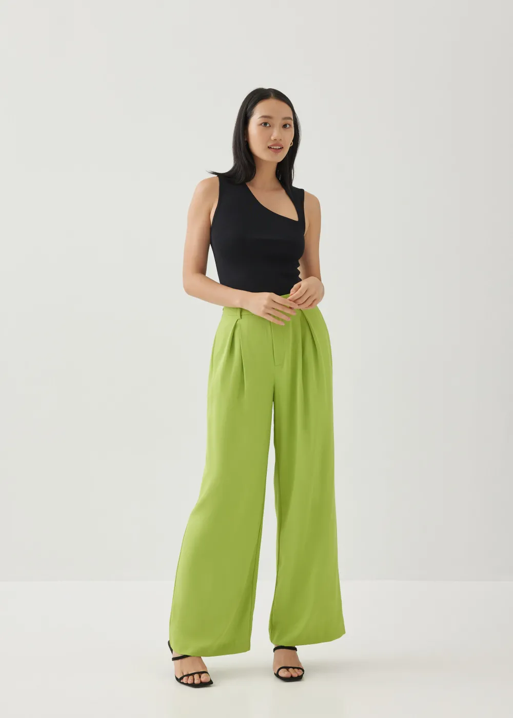 Love, Bonito Work Tops|Tanks & Camis*Zebbie Asymmetric Knit Tank Top