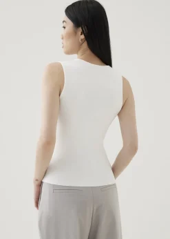 Love, Bonito Work Tops|Tanks & Camis*Zebbie Asymmetric Knit Tank Top