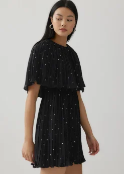 Love, Bonito Party Dresses|Party & Occasions*Zia Micro Pleat Polka Dot Dress