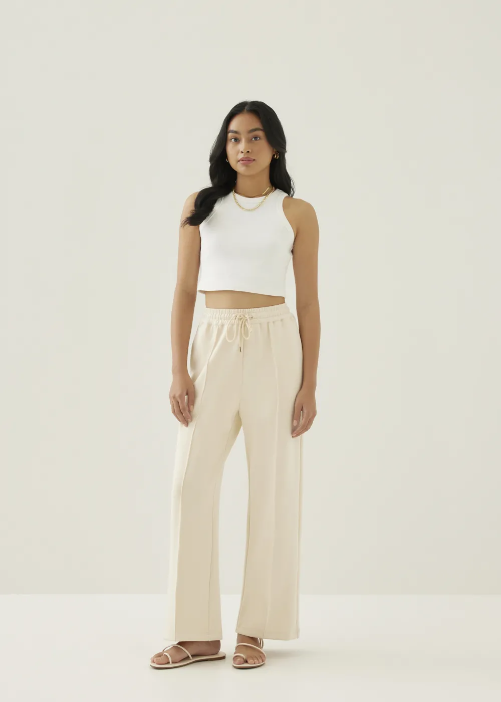 Love, Bonito Casual Pants|Straight*Zita Elastic Neoprene Straight Leg Jogger
