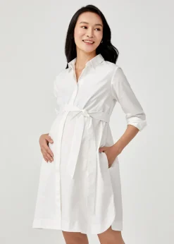 Love, Bonito Weekend Dresses*Zuriea Maternity Pleat Back Shirt Dress