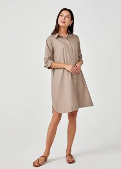 Love, Bonito Weekend Dresses*Zuriea Maternity Pleat Back Shirt Dress
